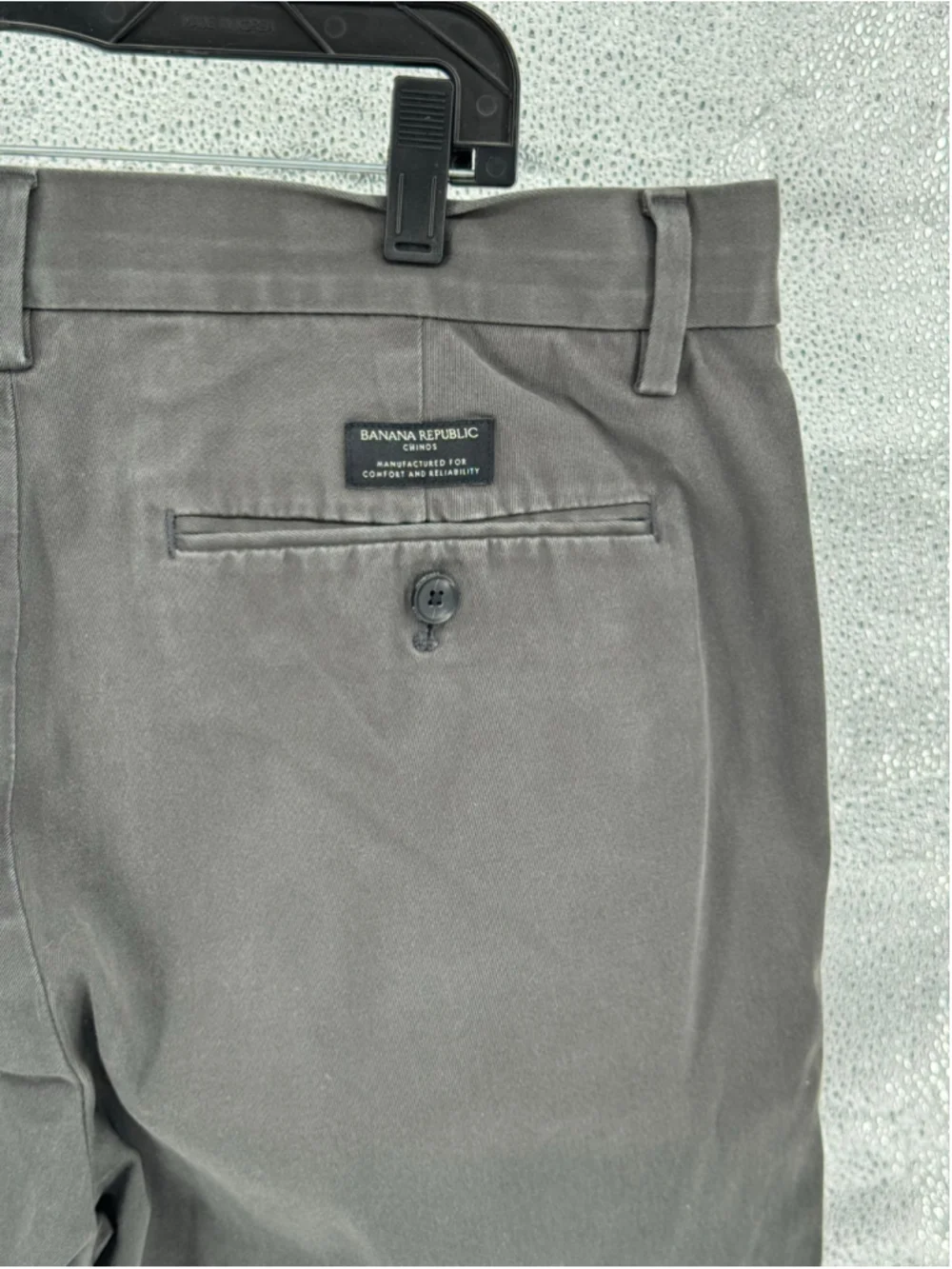 Men's Banana Republic Emerson Straight Fit Chinos, Grey, Size 33x32